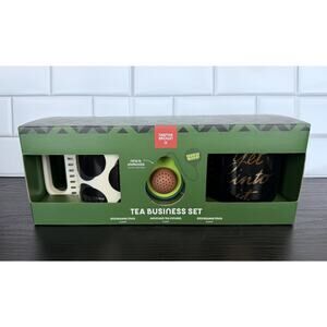 Tabitha Brown for Target 3pc Tea Set - Avocado Infuser & Mugs NIB